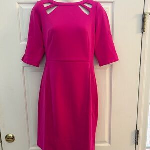 NWT Gretchen Scott Peekaboo Cut Out Sheath Dress Party Cocktail Date Night XS